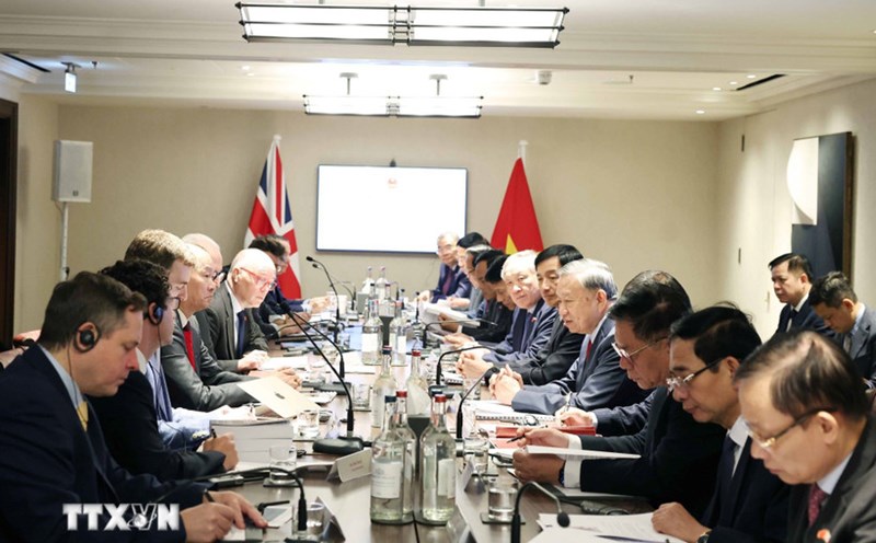 General Secretary To Lam emphasized that Vietnam is ready to welcome and test pioneering ideas in the seminar on October 28. Photo: VNA