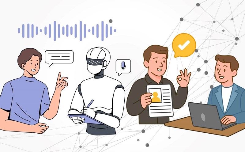 Startup uses AI to analyze voice to eliminate prejudice in recruitment. Graphics: Minh Vu