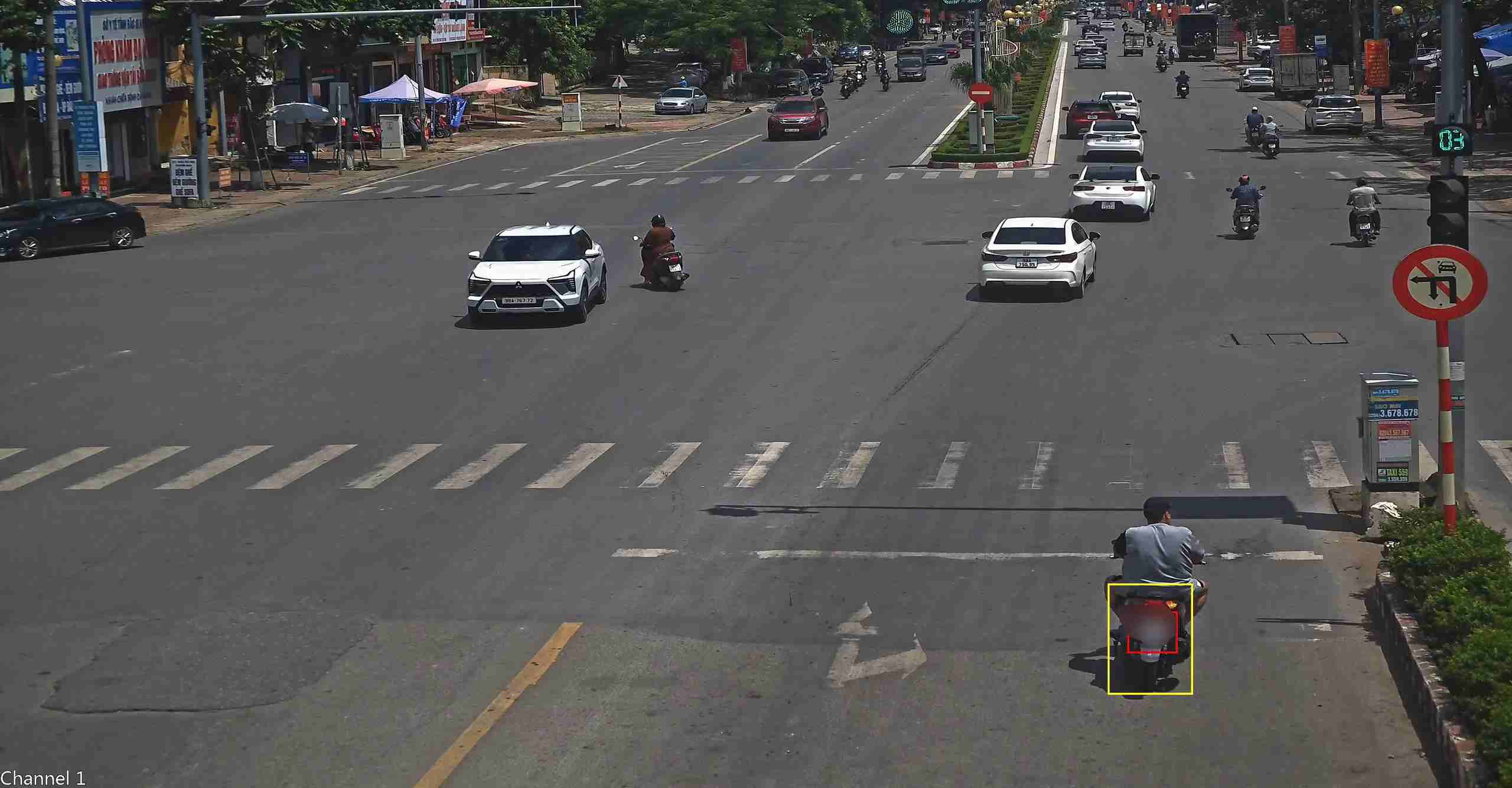 Caso de infraccion por no usar casco en Bac Ninh. Foto: Departamento de Policia de Trafico de Bac Ninh