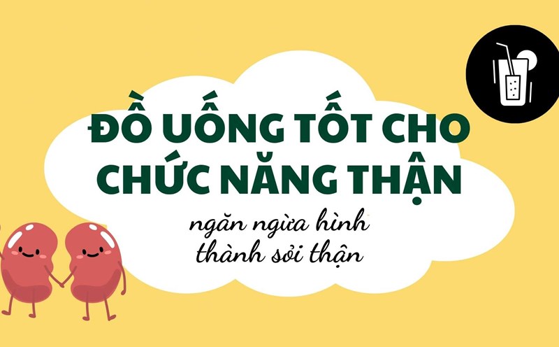 Drinks that are good for kidney function, prevent kidney stone formation