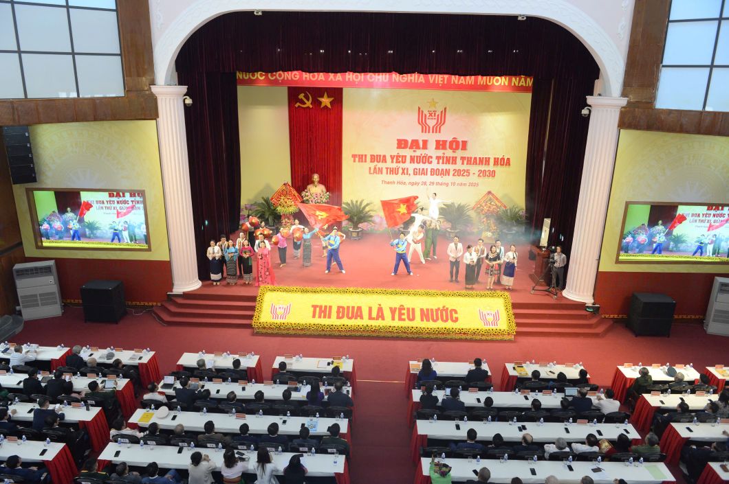 Toan canh Dai hoi Thi dua yeu nuoc tinh Thanh Hoa lan thu XI. Anh: Xuan Hung