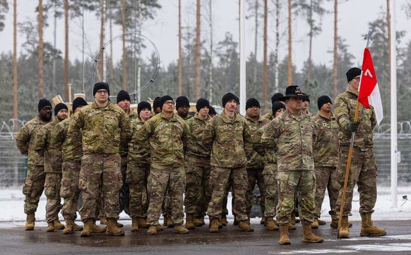 Reedo camp, a US military base in southeastern Estonia, near the Russian border, has just had a mysterious UAV invasion. Photo: Estonia Defense Forces (EDF)