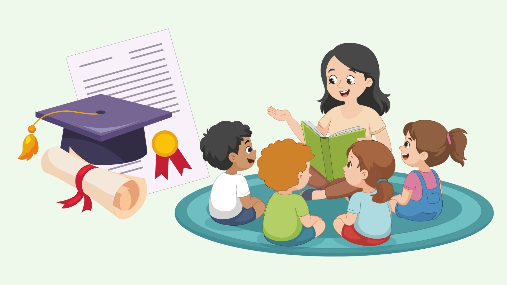 교육훈련부는 유아 교사의 교육 수준에 대한 기준을 예상합니다. 그래픽: 린단