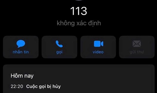 Anh V.M.H kêu cứu trên mạng xã hội sau khi trốn vào nhà văn hóa tổ dân phố ở Hải Phòng. Ảnh chụp màn hình
