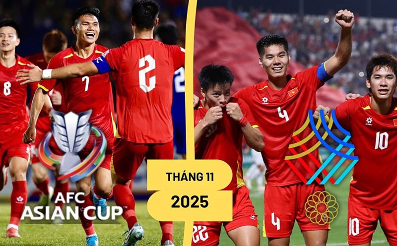 The Vietnam National Team and U22 Vietnam speed up preparations for important tasks at the end of 2025. Photo: VFF