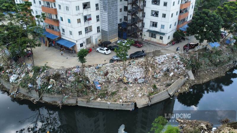 Noi lo sat lo khi song tai chung cu Tien Bo. Anh: Nhom PV