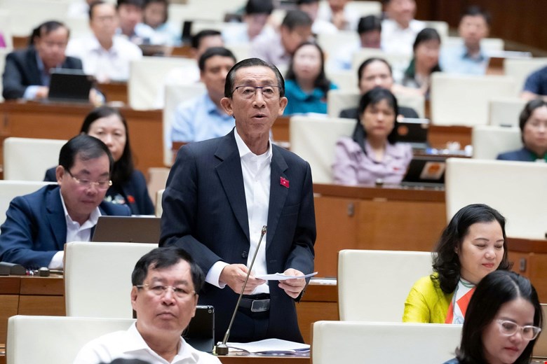 Dai bieu Tran Hoang Ngan. Anh: Quochoi.vn