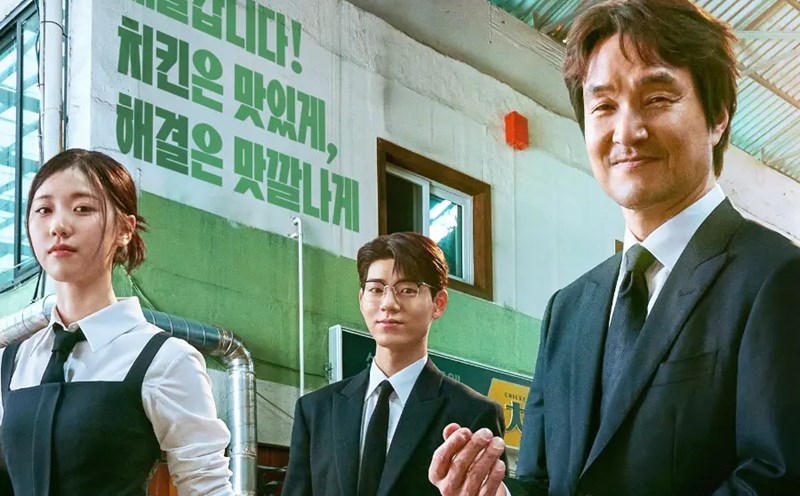 Han Suk Kyu (far right) and his co-stars. Photo: Producer of the movie "The Master of Conciliation"
