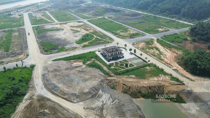 Khu đô thị Tân Lập đang được triển khai tại phường Cam Đường, tỉnh Lào Cai. Ảnh: Đinh Đại