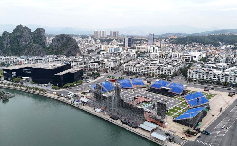 Central area of Ha Long ward, Quang Ninh province. Photo: Nguyen Hung