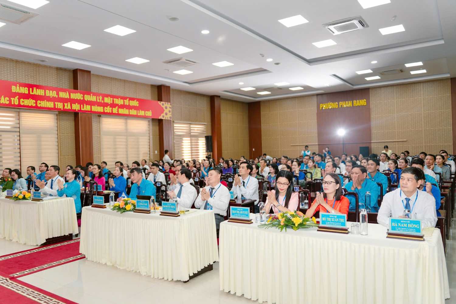 Quang canh Dai hoi Cong doan phuong Phan Ranh lan thu I, nhiem ky 2025-2030. Anh: Nguyen Van