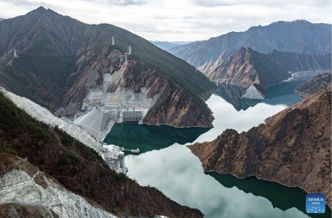 A hydropower project on the Nha Lung River. Photo: Xinhua