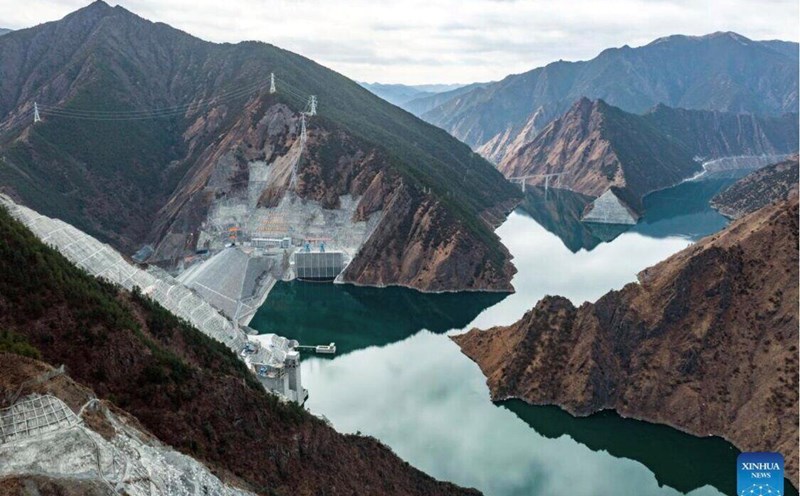 A hydropower project on the Nha Lung River. Photo: Xinhua
