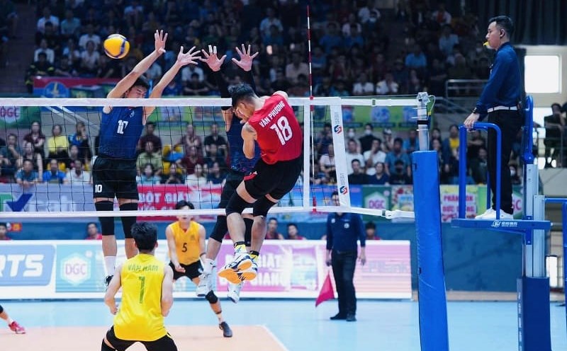 Ha Tinh Stadium once hosted the 2024 National Volleyball Championship. Photo: VFV