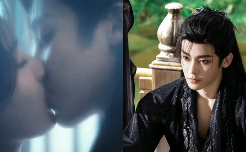 Hau Minh Ha directed the kissing scene. Photo: VieON.