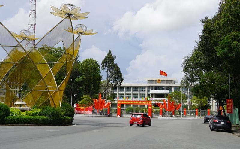 Headquarters of Can Tho City People's Committee. Photo: Phuong Anh