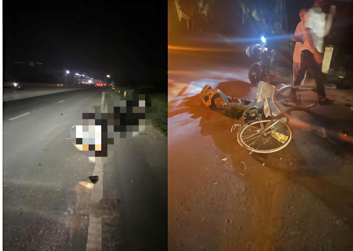 Scene de l'accident. Photo : Comite de la securite routiere de la ville de Hai Phong