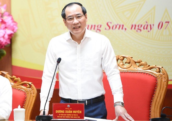 Ông Dương Xuân Huyên làm Phó Chủ tịch HĐND tỉnh Lạng Sơn