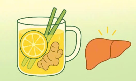 Giải độc gan hiệu quả với nước chanh sả gừng: Bí quyết thanh lọc cơ thể tự nhiên. Đồ họa: Hương Giang