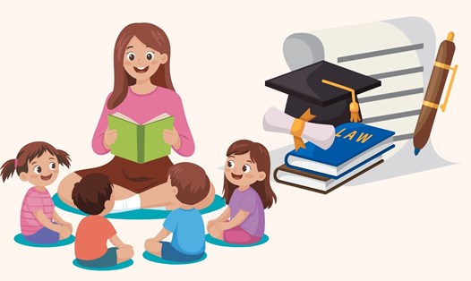 Bộ GDĐT dự kiến nhiệm vụ của giáo viên mầm non. Đồ họa: Linh Đan