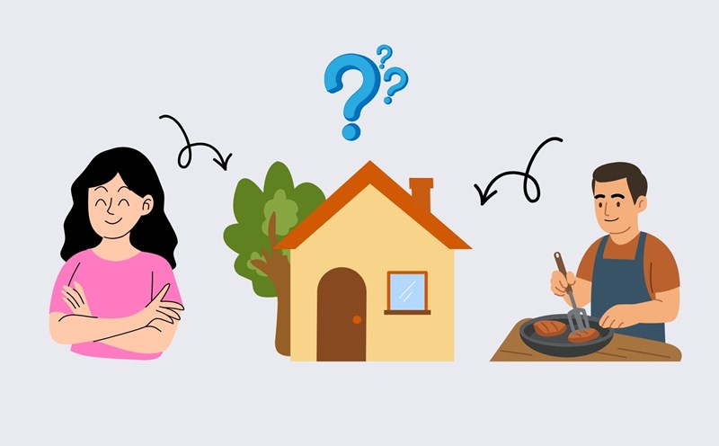 Condiciones para que la tierra heredada se determine como propiedad comun de la pareja