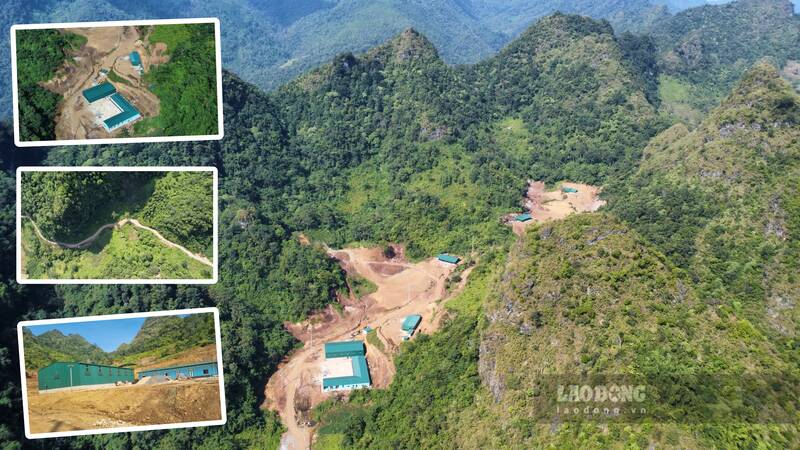 Enterprises level and construct many illegal constructions. Photo: PV Group