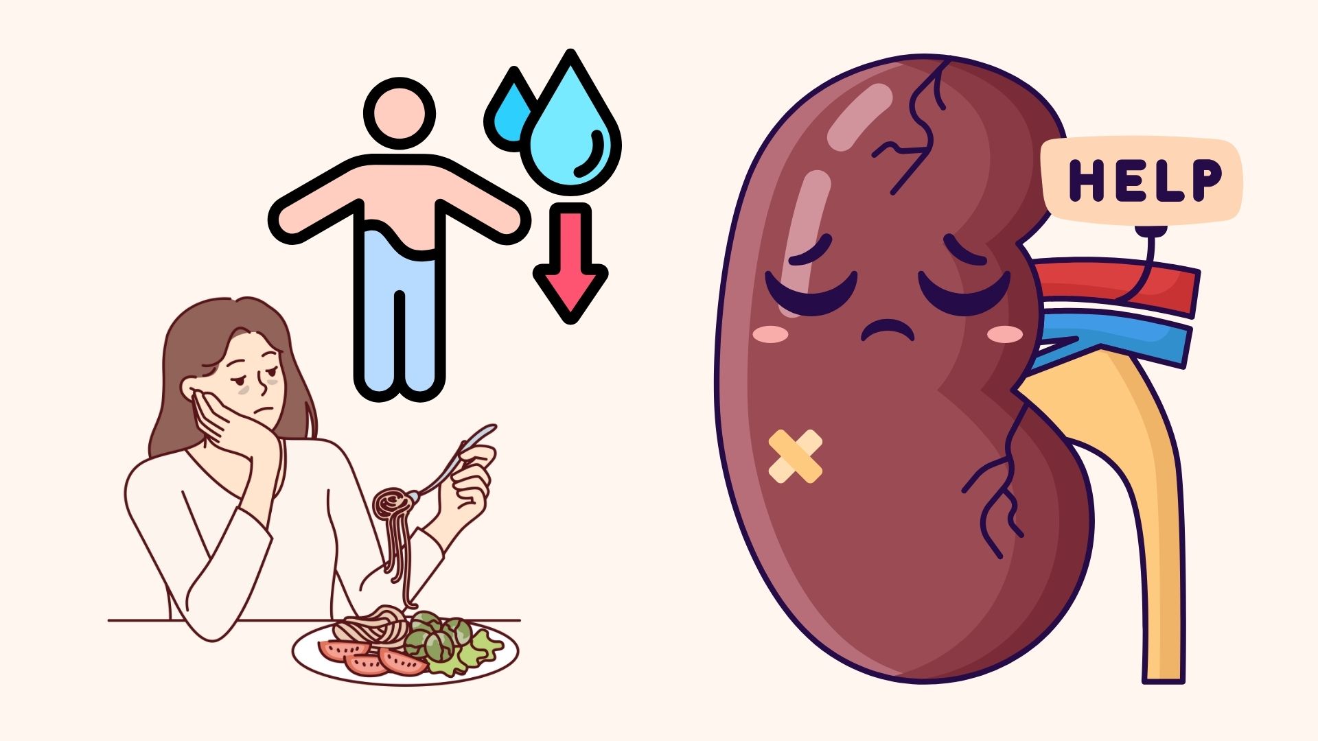 Don't do this in the morning if you don't want your kidneys to deteriorate early. Graphics: Linh Dan