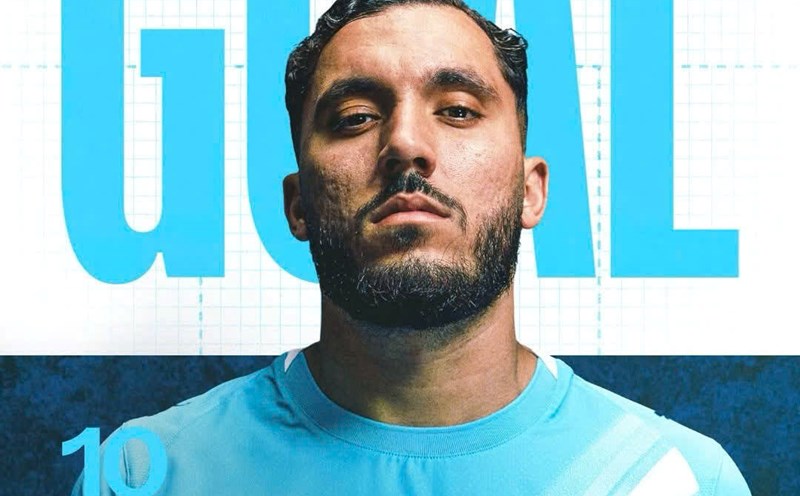 Rayan Cherki shined on a day when Man City were without Haaland. Photo: Man City