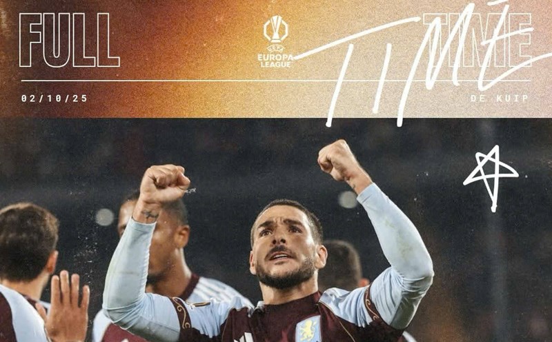 Aston Villa have won both of their first two Europa League games this season. Photo: Aston Villa
