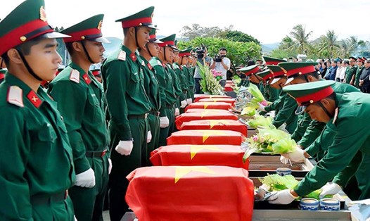Bộ Quốc phòng cho hay, chỉ các tử sĩ được công nhận là liệt sĩ thì thân nhân mới thuộc đối tượng hưởng chế độ, chính sách ưu đãi đối với người có công với cách mạng. Ảnh: Bộ Quốc phòng