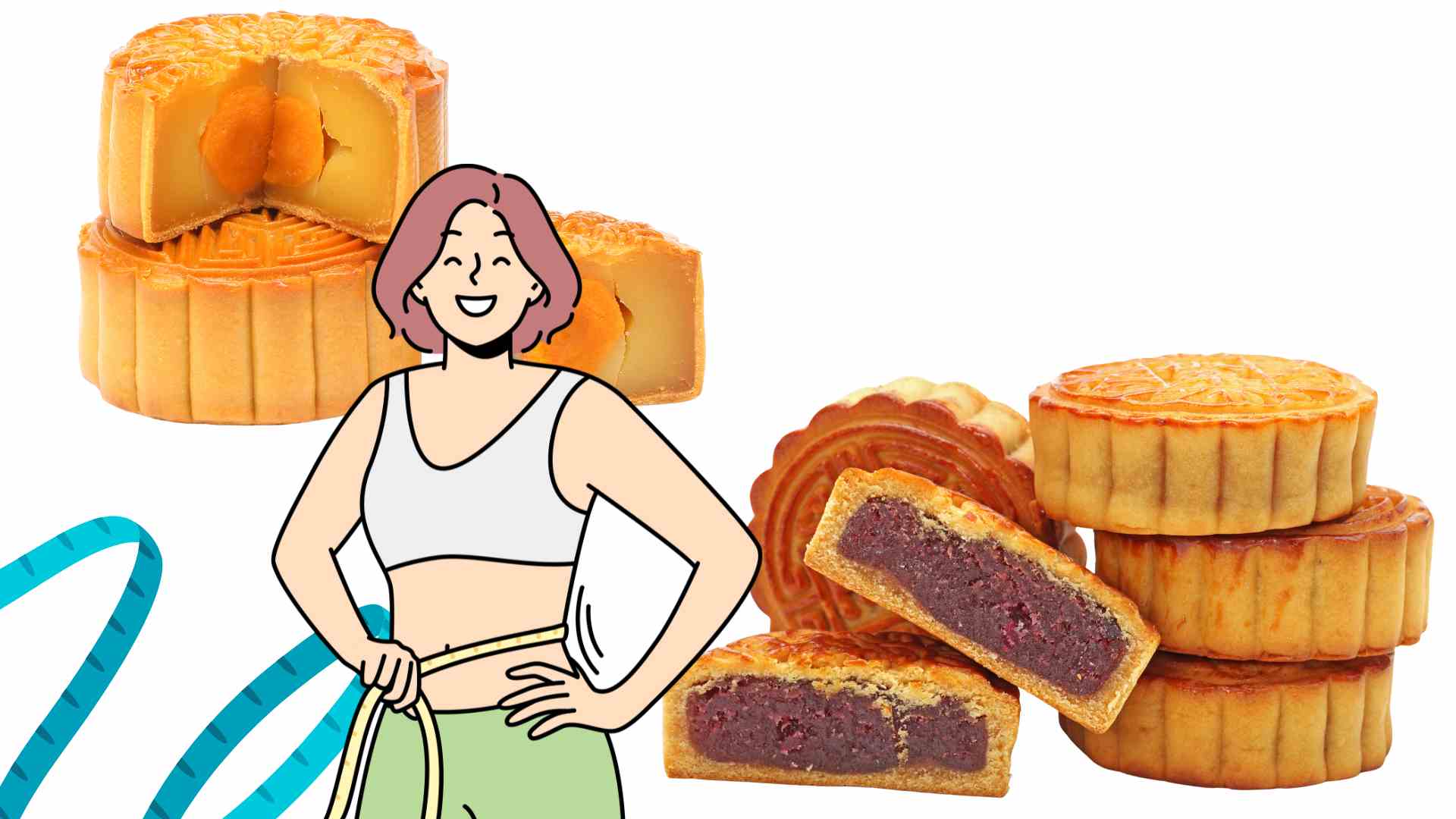 Eating moon cakes properly will help you enjoy them without worrying about gaining weight. Graphics: Ha May