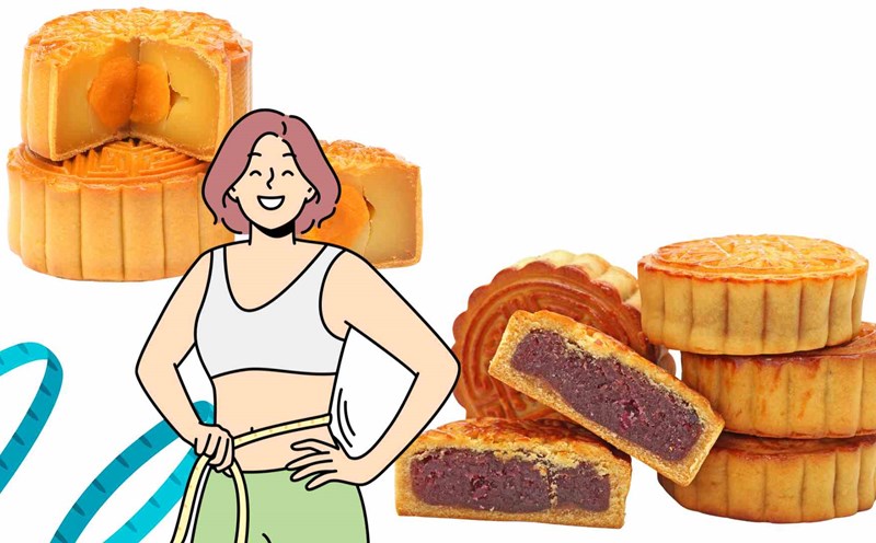 Eating moon cakes properly will help you enjoy them without worrying about gaining weight. Graphics: Ha May