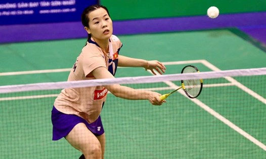 Tay vợt Nguyễn Thùy Linh. Ảnh: Thanh Vũ
