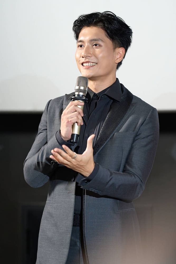 Nam dien vien Lam Bao Chau chia se lan tro lai nay duoc su co vu tu ban gai - ca si Le Quyen. Anh: Nhan vat cung cap