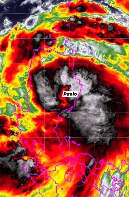 Bao Paolo (Matmo) do bo. Anh: Philippine Daily Weather Update