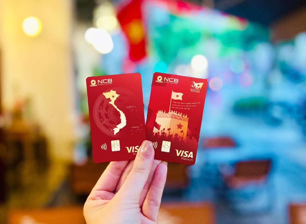 The NCB Visa Tu Hao gom hai phien ban dac biet. Anh: NCB