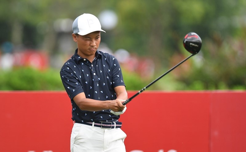 Golf player Doan Uy will participate in the 2025 Asian Youth Sports Festival. Photo: Nhu Y