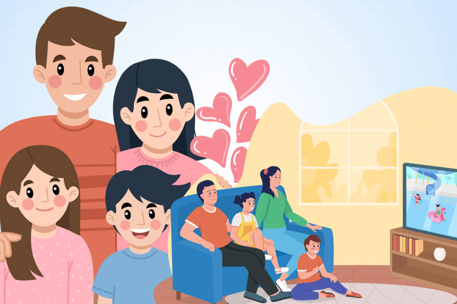 現代生活で調和のとれた家庭を築く秘訣。グラフィック:ティエン・ニャン