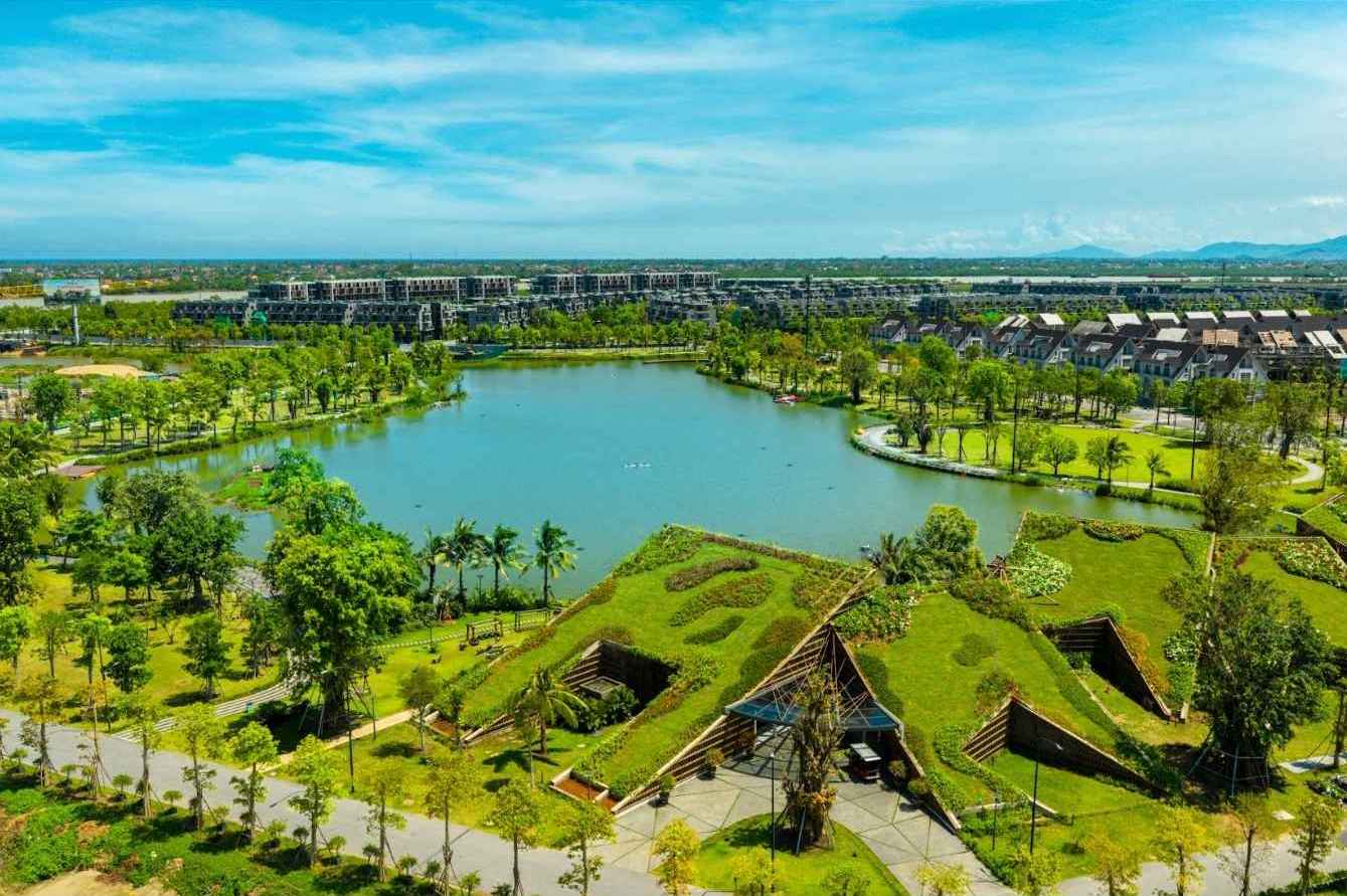 Mot goc cong vien Ho Thien Nga, Eco Central Park.  