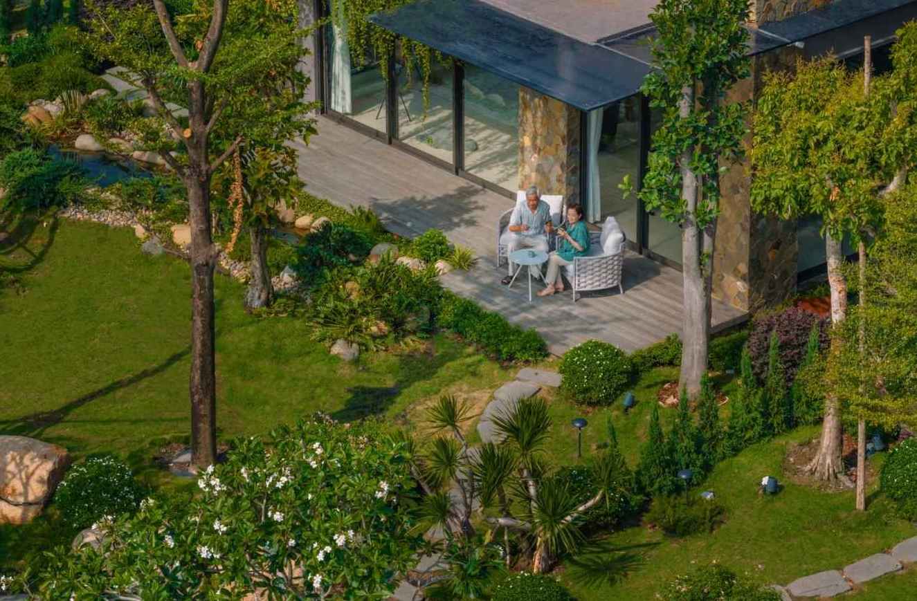 Biet thu rung tai Eco Retreat. 