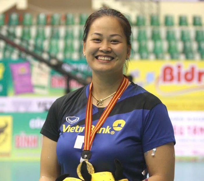 베테랑 선수 Ha Thi Hoa는 2단계에서 Vietinbank 배구팀에서 뛸 것입니다. 사진: 제공된 인물