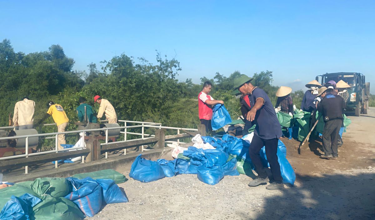 Ascent Thien Huong as Deputy Storm Cho 11. Photo: The Ministry of Information and Communications of Thien Huong, Hai Phong