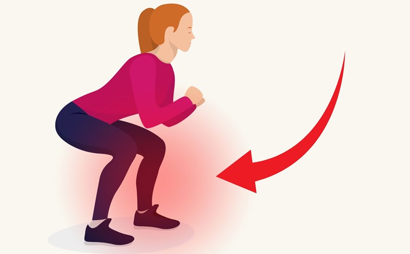 Squat is an exercise that affects most muscle groups in the lower body. Graphics: Thanh Thanh