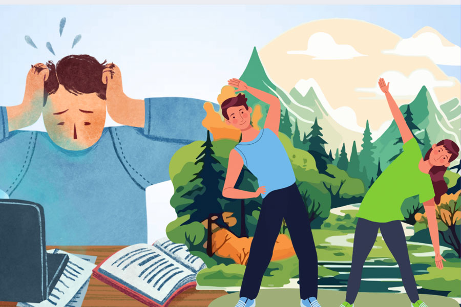 Natural stress reduction techniques can reduce the risk of stroke. Graphics: Thien Nhan