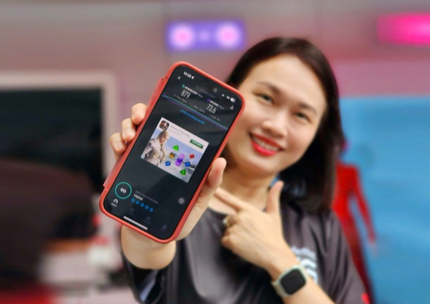 Nguoi Viet cang dung cang nhieu data cang thay thieu. Anh: Viettel