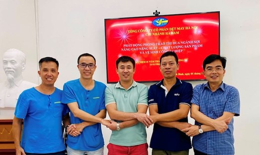 Phát động thi đua trong toàn ngành Sợi và ngành May từ ngày 1.10.2025 – 30.11.2025. Ảnh: Thu Thủy