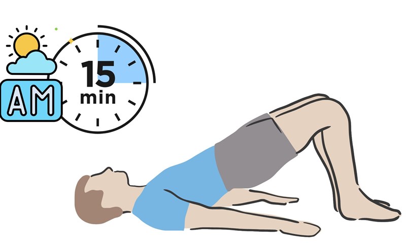 Exercising in the morning helps strengthen muscles. Graphics: Thanh Thanh