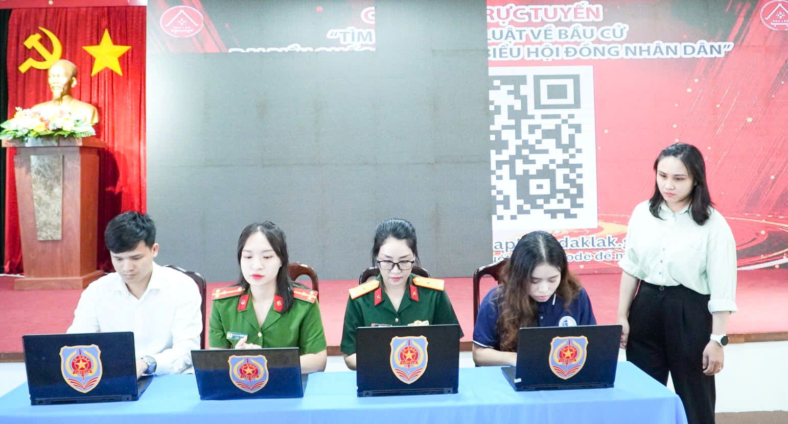 The contest to learn about election laws opens up a useful playground. Photo: Minh Anh