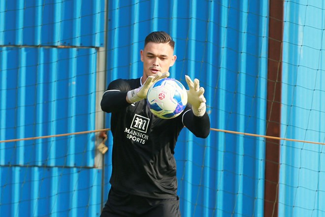 Goalkeeper Patrik Le Giang. Photo: Thanh Vu