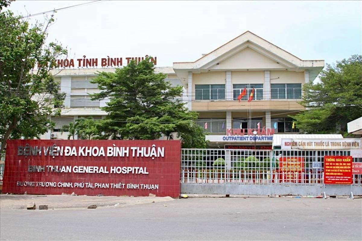 Bệnh viện đa khoa tỉnh Bình Thuận thời điểm xảy ra sai phạm. Ảnh: Duy Tuấn